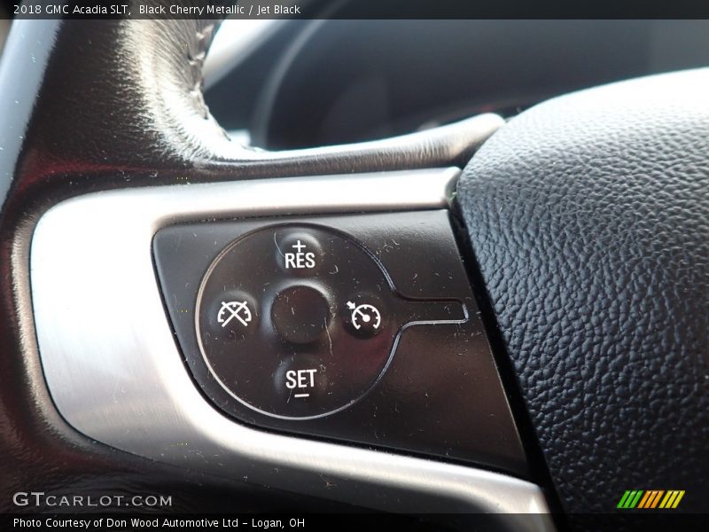 Black Cherry Metallic / Jet Black 2018 GMC Acadia SLT
