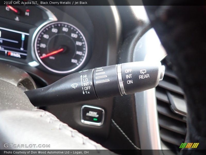 Black Cherry Metallic / Jet Black 2018 GMC Acadia SLT