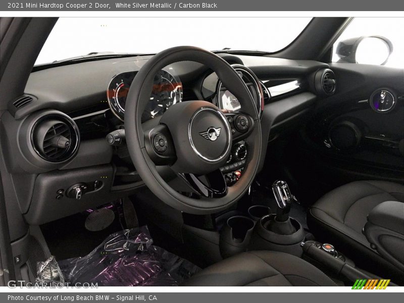 White Silver Metallic / Carbon Black 2021 Mini Hardtop Cooper 2 Door