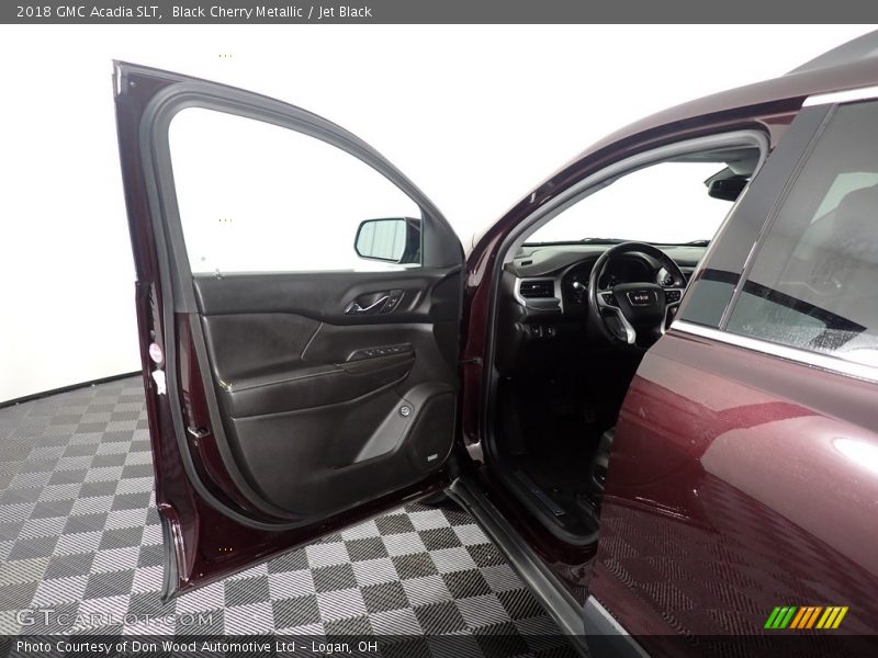 Black Cherry Metallic / Jet Black 2018 GMC Acadia SLT