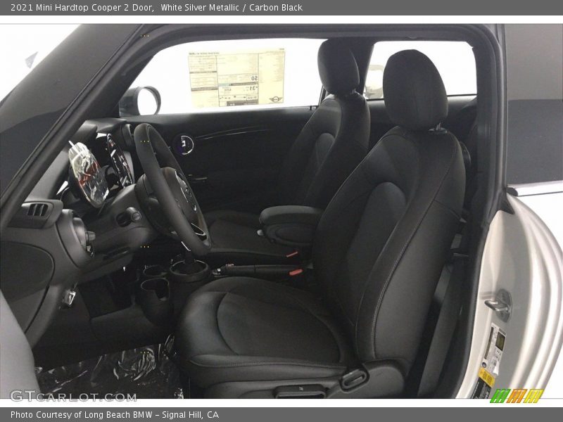 White Silver Metallic / Carbon Black 2021 Mini Hardtop Cooper 2 Door