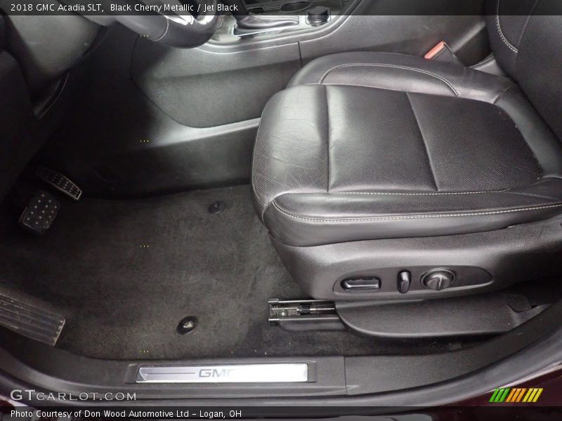 Black Cherry Metallic / Jet Black 2018 GMC Acadia SLT