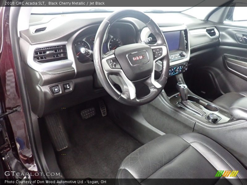 Black Cherry Metallic / Jet Black 2018 GMC Acadia SLT