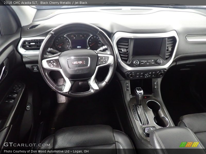 Black Cherry Metallic / Jet Black 2018 GMC Acadia SLT