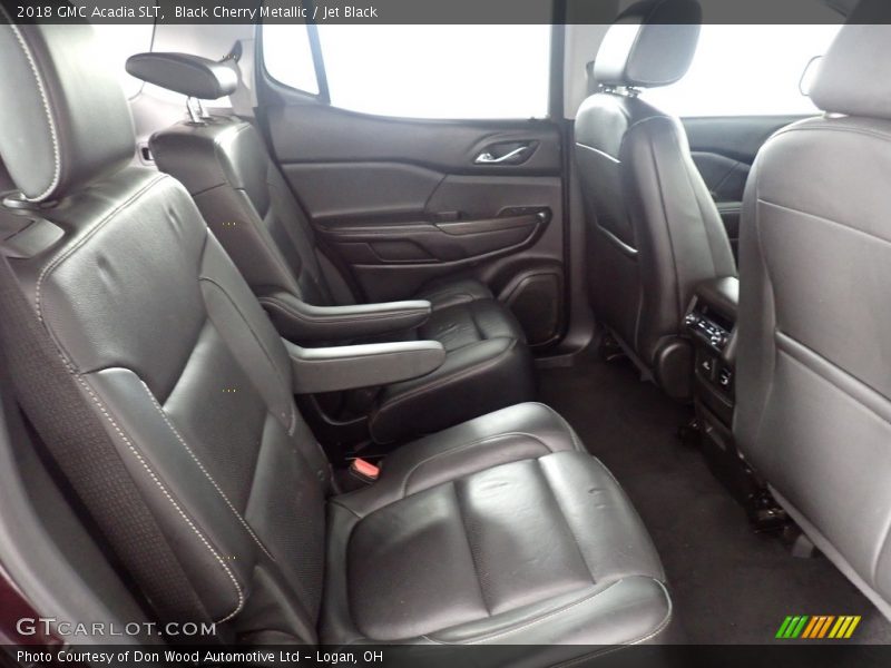 Black Cherry Metallic / Jet Black 2018 GMC Acadia SLT
