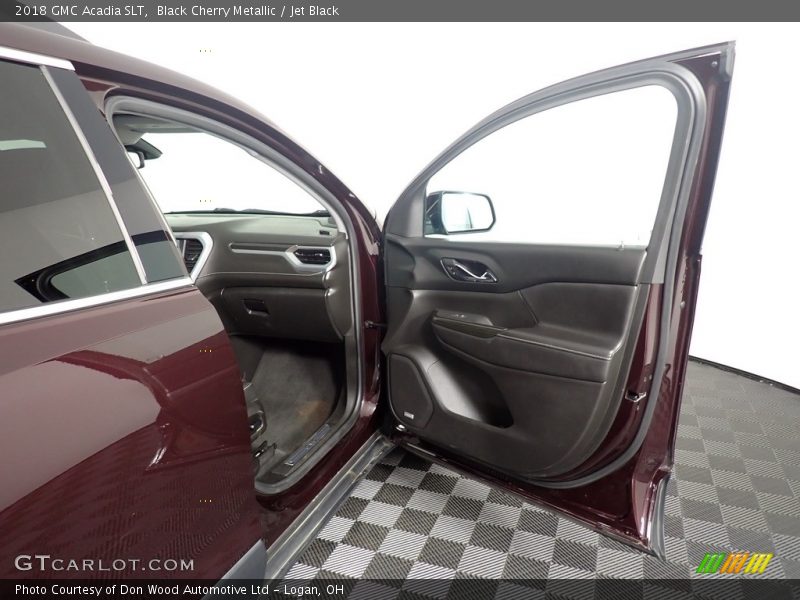 Black Cherry Metallic / Jet Black 2018 GMC Acadia SLT