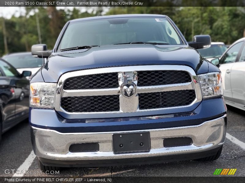 Patriot Blue Pearl / Black/Diesel Gray 2020 Ram 1500 Classic SLT Crew Cab