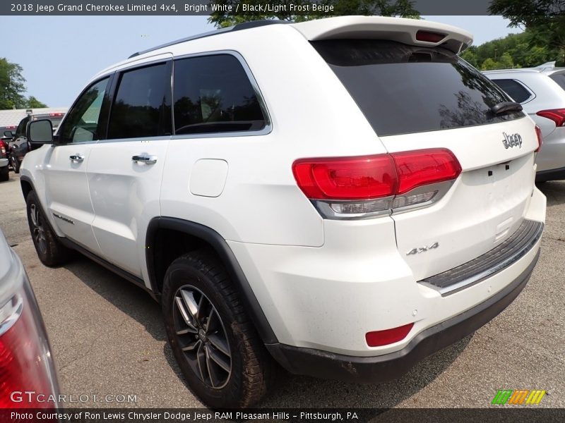Bright White / Black/Light Frost Beige 2018 Jeep Grand Cherokee Limited 4x4