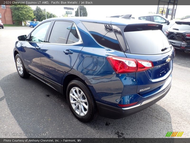 Pacific Blue Metallic / Jet Black 2020 Chevrolet Equinox LT AWD