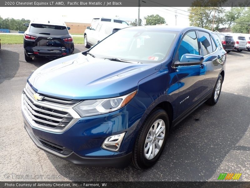 Pacific Blue Metallic / Jet Black 2020 Chevrolet Equinox LT AWD