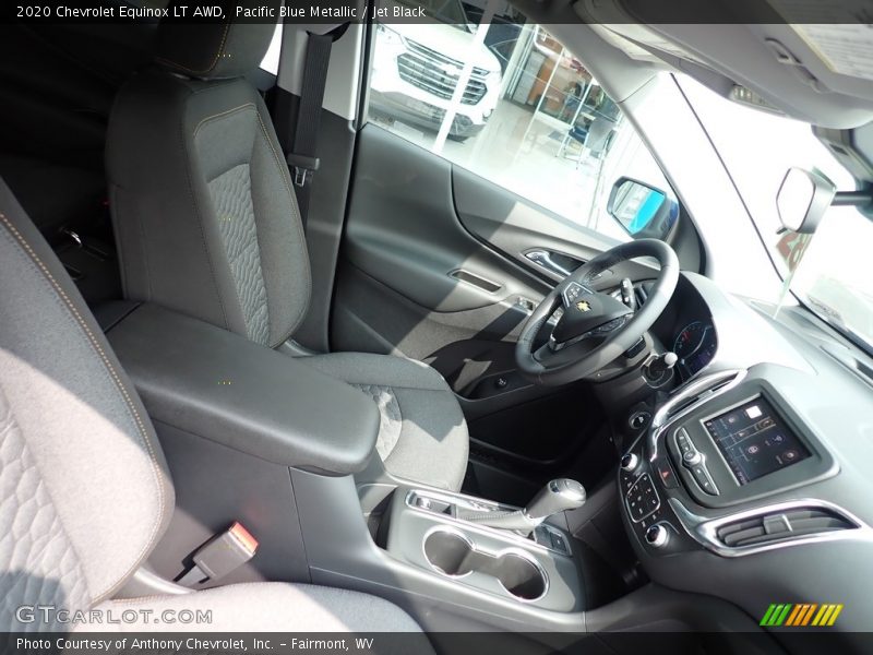 Pacific Blue Metallic / Jet Black 2020 Chevrolet Equinox LT AWD