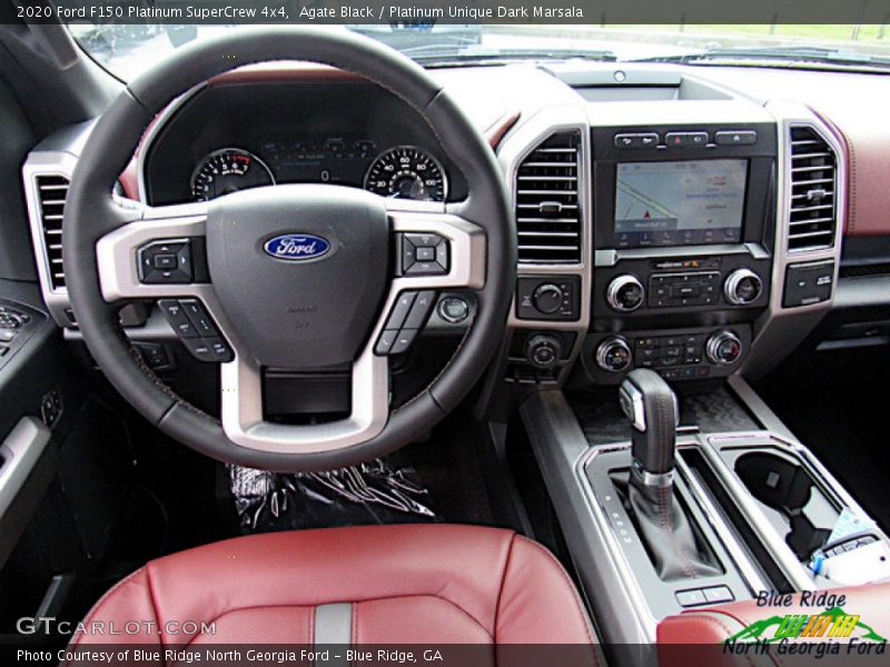 Agate Black / Platinum Unique Dark Marsala 2020 Ford F150 Platinum SuperCrew 4x4