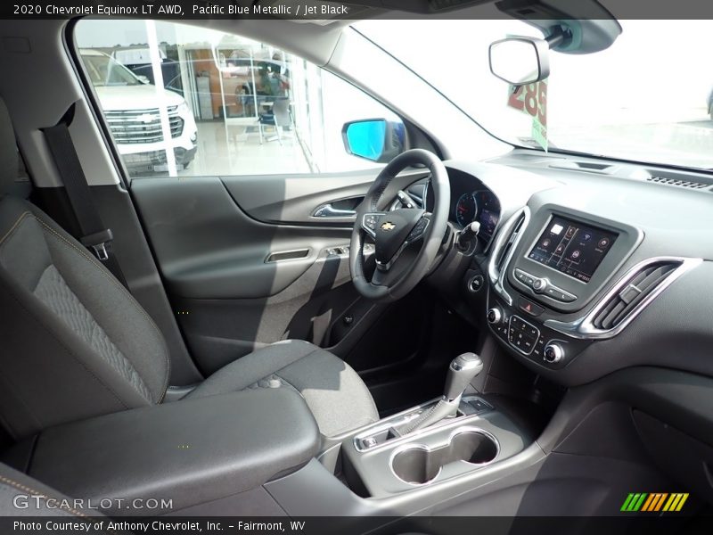Pacific Blue Metallic / Jet Black 2020 Chevrolet Equinox LT AWD