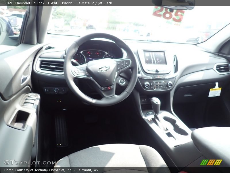 Pacific Blue Metallic / Jet Black 2020 Chevrolet Equinox LT AWD