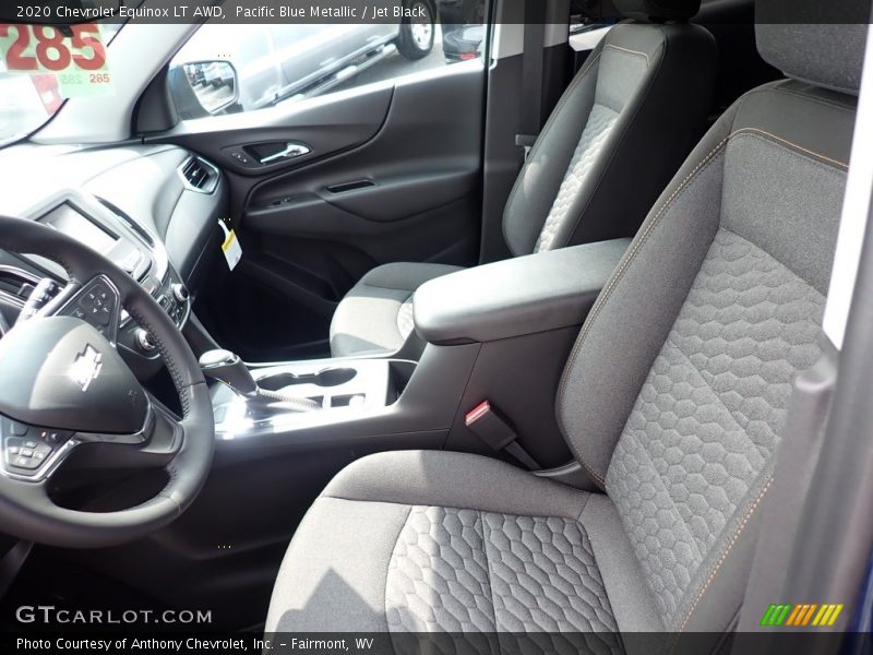 Pacific Blue Metallic / Jet Black 2020 Chevrolet Equinox LT AWD
