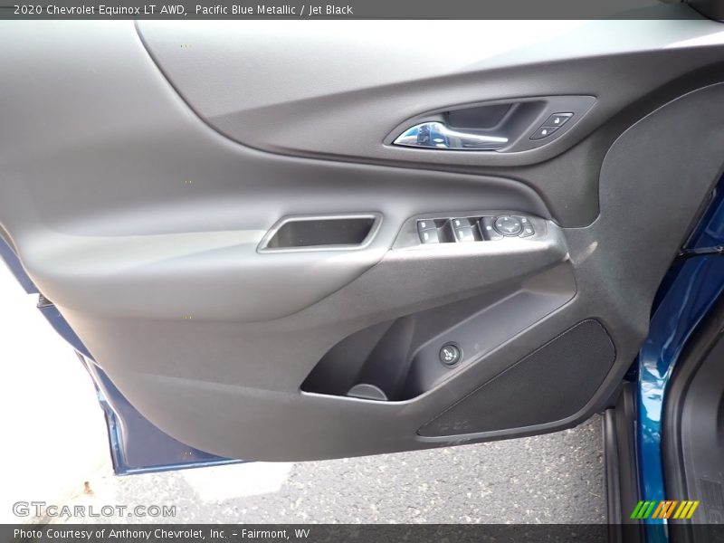 Pacific Blue Metallic / Jet Black 2020 Chevrolet Equinox LT AWD