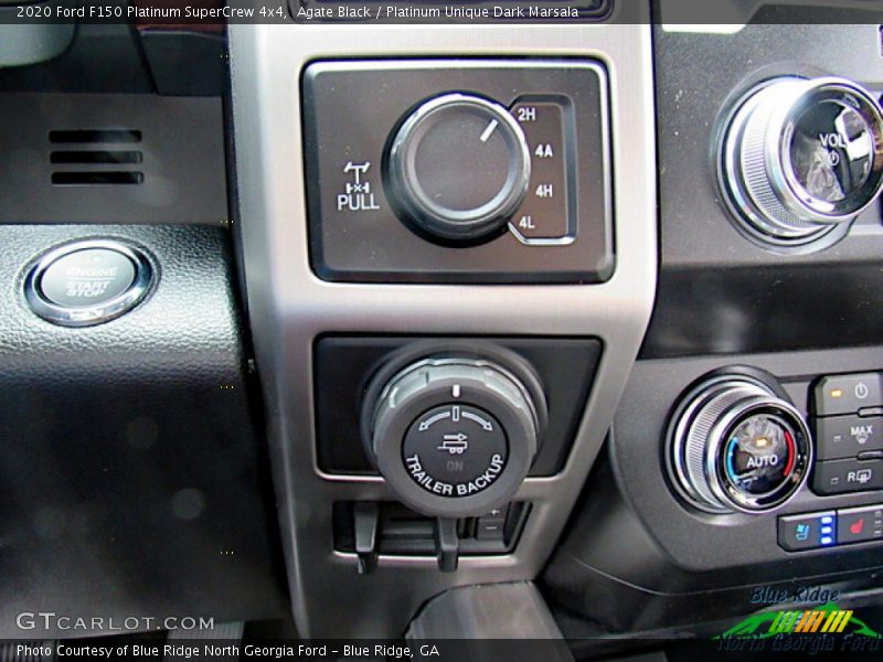 Agate Black / Platinum Unique Dark Marsala 2020 Ford F150 Platinum SuperCrew 4x4