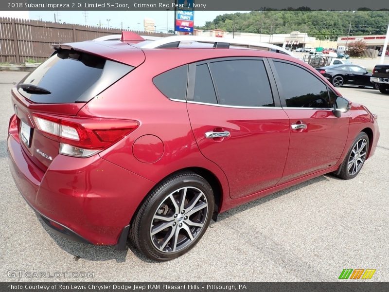Crimson Red Pearl / Ivory 2018 Subaru Impreza 2.0i Limited 5-Door