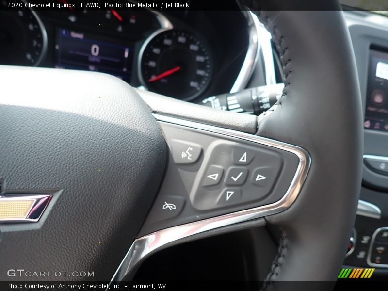 Pacific Blue Metallic / Jet Black 2020 Chevrolet Equinox LT AWD