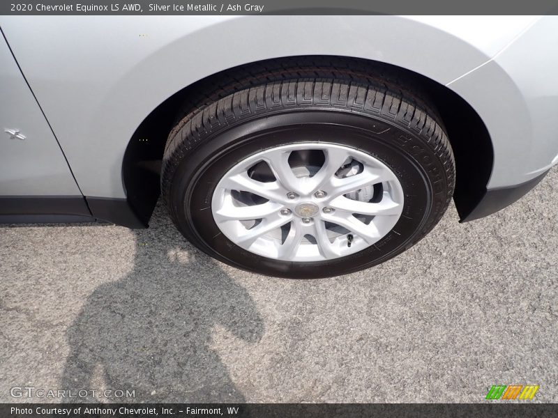 Silver Ice Metallic / Ash Gray 2020 Chevrolet Equinox LS AWD