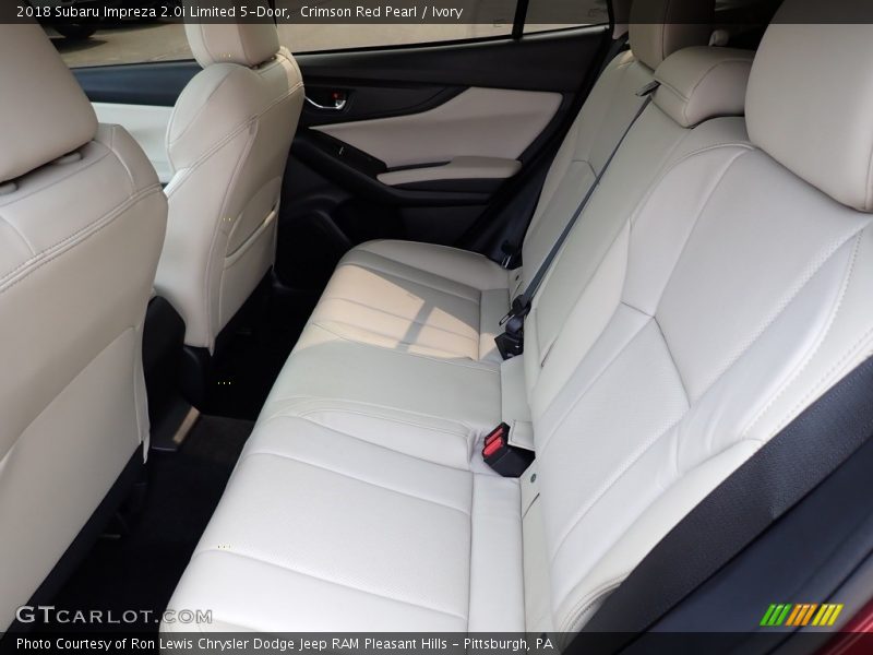 Rear Seat of 2018 Impreza 2.0i Limited 5-Door