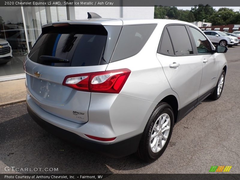 Silver Ice Metallic / Ash Gray 2020 Chevrolet Equinox LS AWD