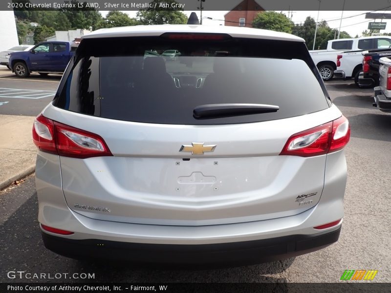 Silver Ice Metallic / Ash Gray 2020 Chevrolet Equinox LS AWD