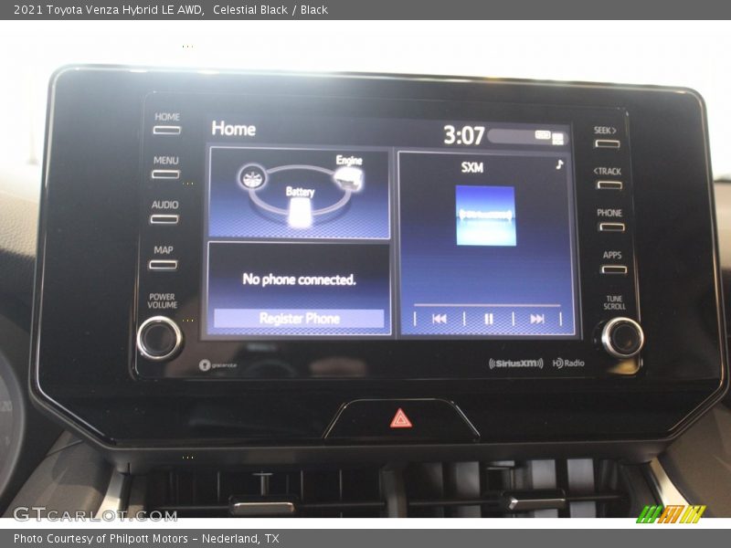 Celestial Black / Black 2021 Toyota Venza Hybrid LE AWD