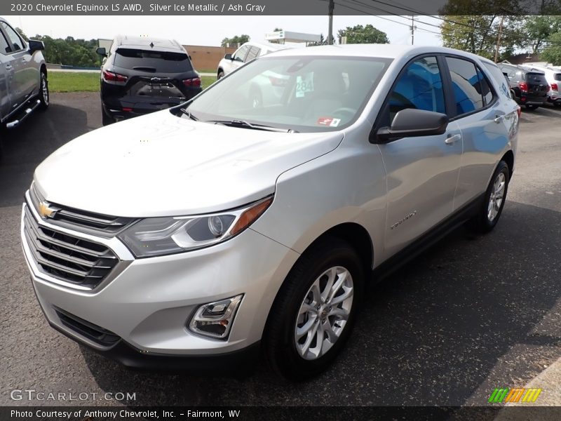 Silver Ice Metallic / Ash Gray 2020 Chevrolet Equinox LS AWD