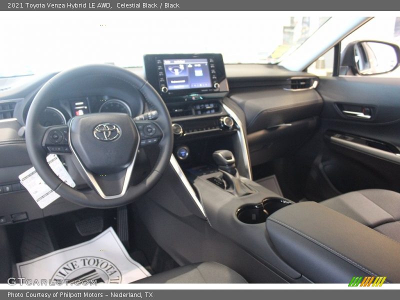 Front Seat of 2021 Venza Hybrid LE AWD