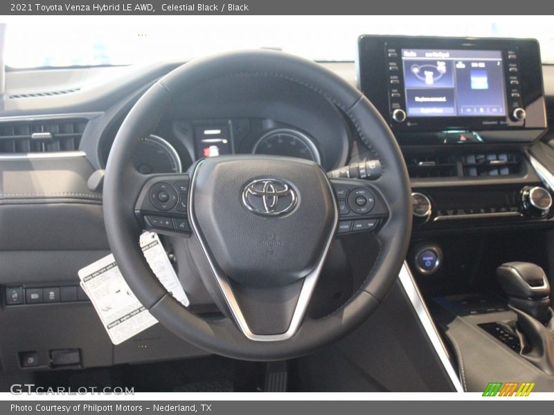  2021 Venza Hybrid LE AWD Steering Wheel