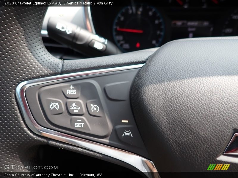 Silver Ice Metallic / Ash Gray 2020 Chevrolet Equinox LS AWD