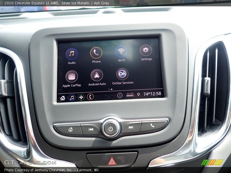 Silver Ice Metallic / Ash Gray 2020 Chevrolet Equinox LS AWD