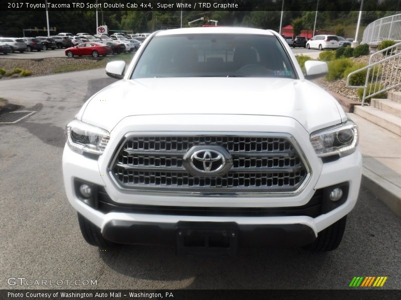 Super White / TRD Graphite 2017 Toyota Tacoma TRD Sport Double Cab 4x4