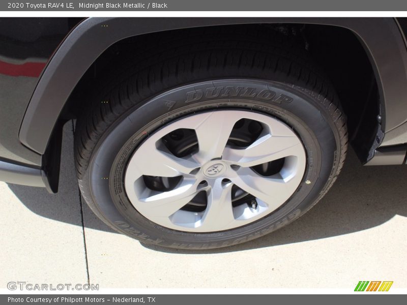 Midnight Black Metallic / Black 2020 Toyota RAV4 LE