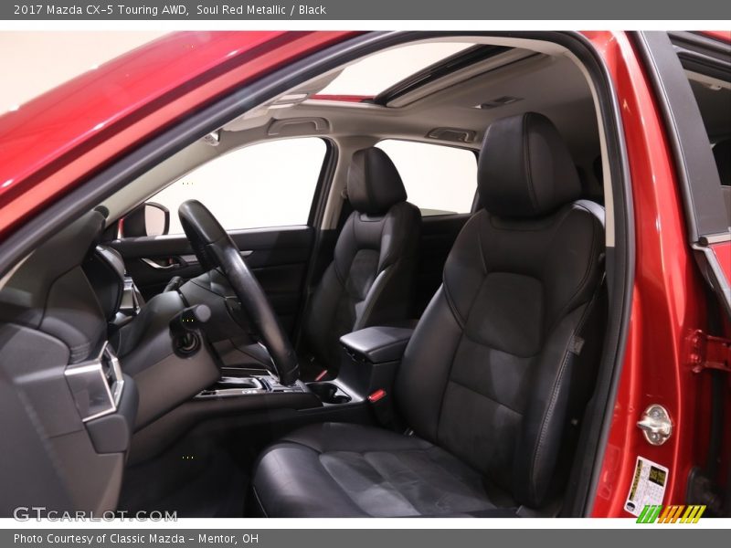 Soul Red Metallic / Black 2017 Mazda CX-5 Touring AWD