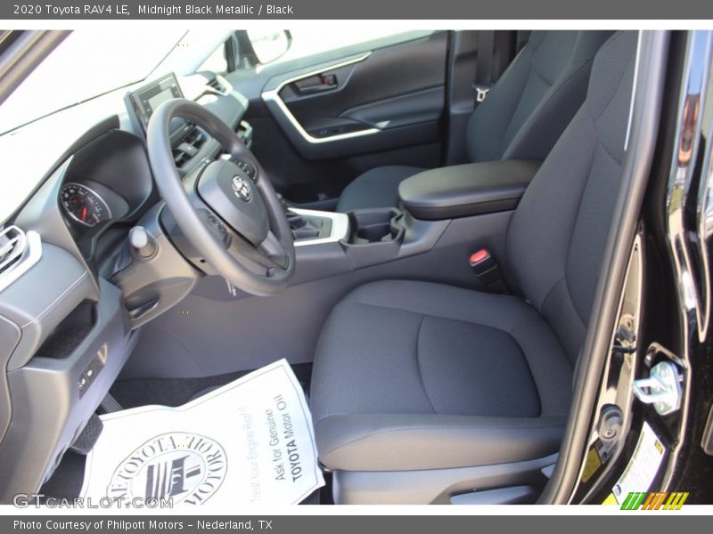 Midnight Black Metallic / Black 2020 Toyota RAV4 LE