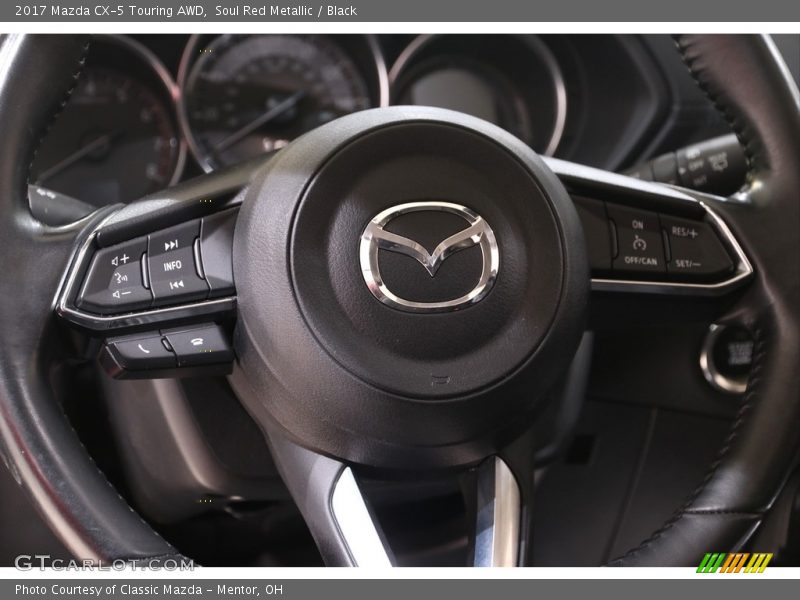Soul Red Metallic / Black 2017 Mazda CX-5 Touring AWD