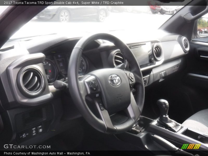 Super White / TRD Graphite 2017 Toyota Tacoma TRD Sport Double Cab 4x4
