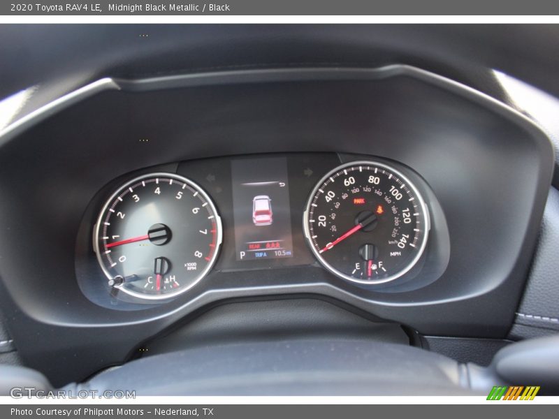 Midnight Black Metallic / Black 2020 Toyota RAV4 LE