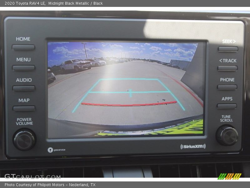 Midnight Black Metallic / Black 2020 Toyota RAV4 LE