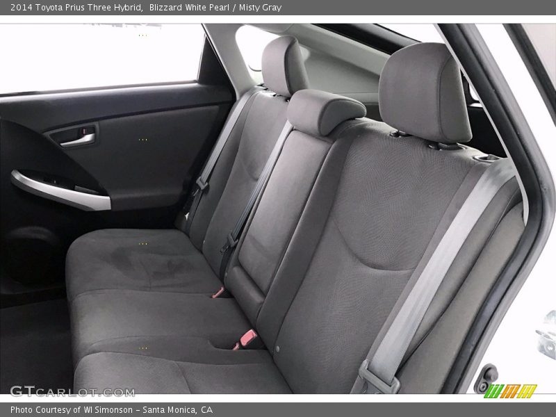 Blizzard White Pearl / Misty Gray 2014 Toyota Prius Three Hybrid