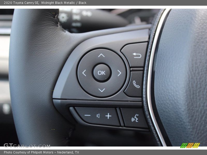 Midnight Black Metallic / Black 2020 Toyota Camry SE