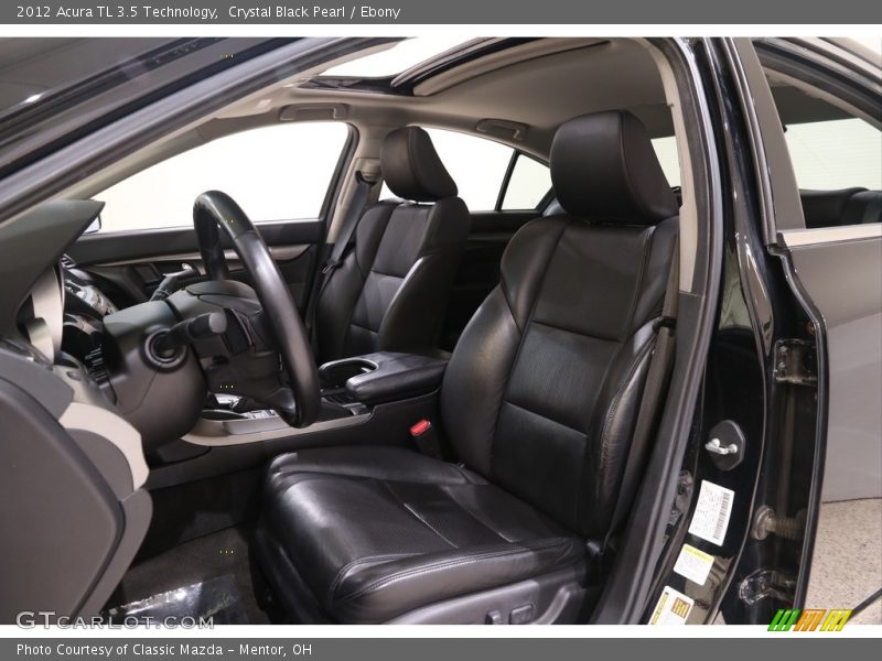 Crystal Black Pearl / Ebony 2012 Acura TL 3.5 Technology