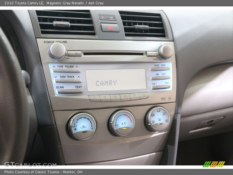 Magnetic Gray Metallic / Ash Gray 2010 Toyota Camry LE