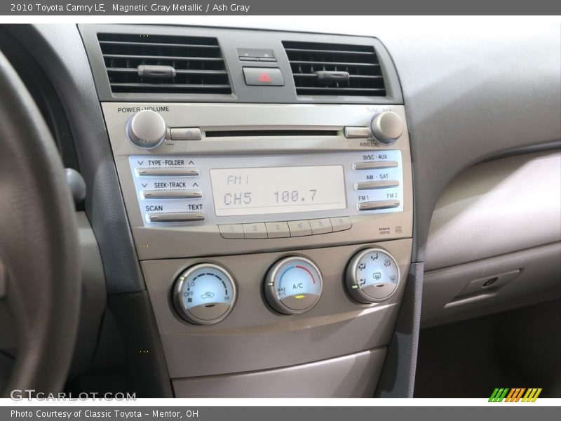 Magnetic Gray Metallic / Ash Gray 2010 Toyota Camry LE