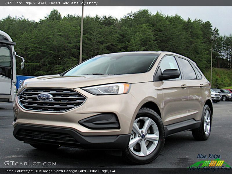 Desert Gold Metallic / Ebony 2020 Ford Edge SE AWD