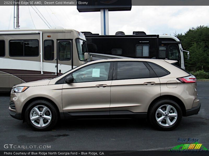 Desert Gold Metallic / Ebony 2020 Ford Edge SE AWD