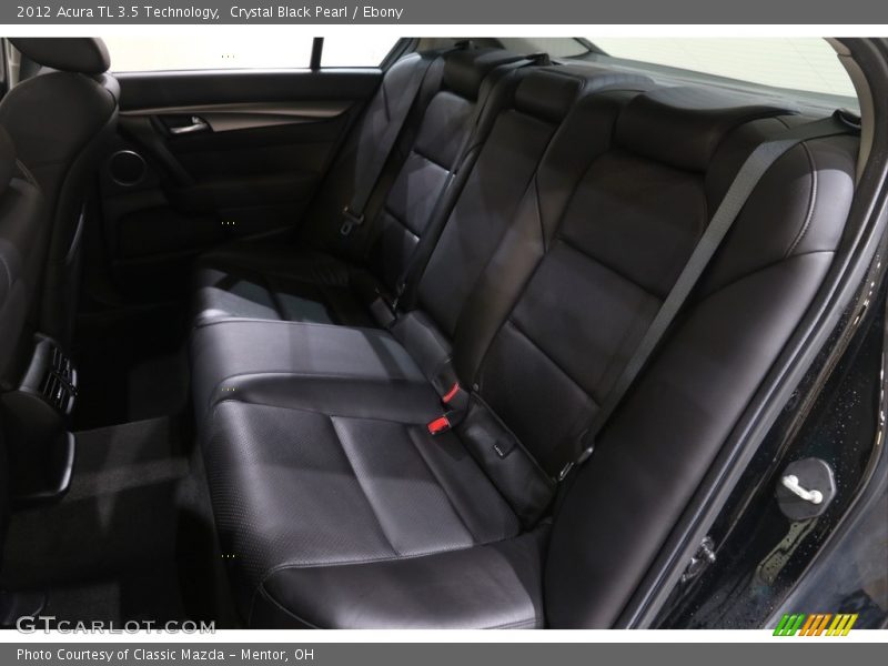 Crystal Black Pearl / Ebony 2012 Acura TL 3.5 Technology