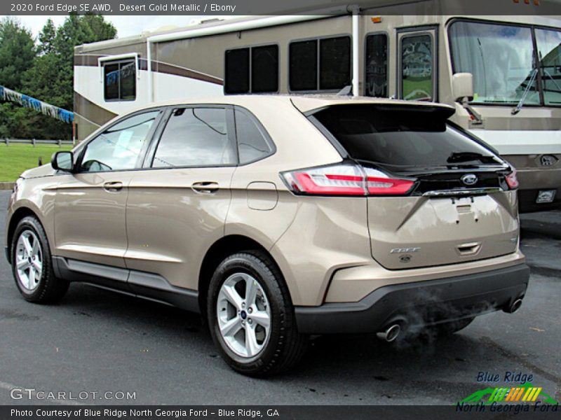 Desert Gold Metallic / Ebony 2020 Ford Edge SE AWD